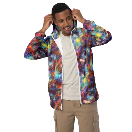Esao's Eddies on a Men's Windbreaker