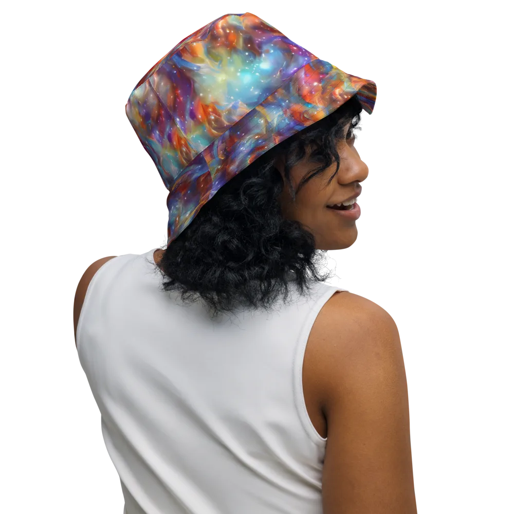 Esao's Eddies on Reversible Bucket Hat — Right Outside