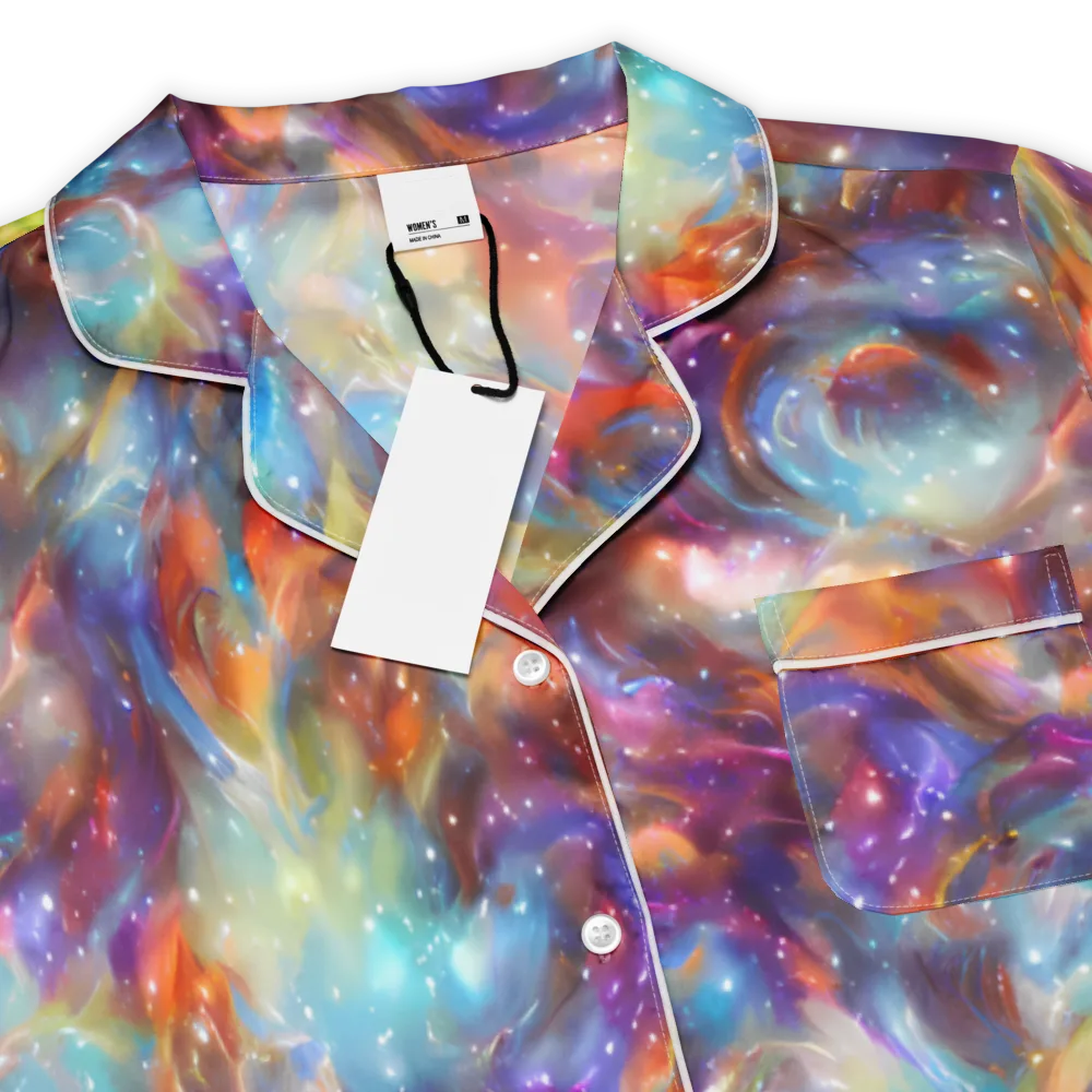 Esao's Eddies on Women's Short Sleeve Pajama Top — Product details