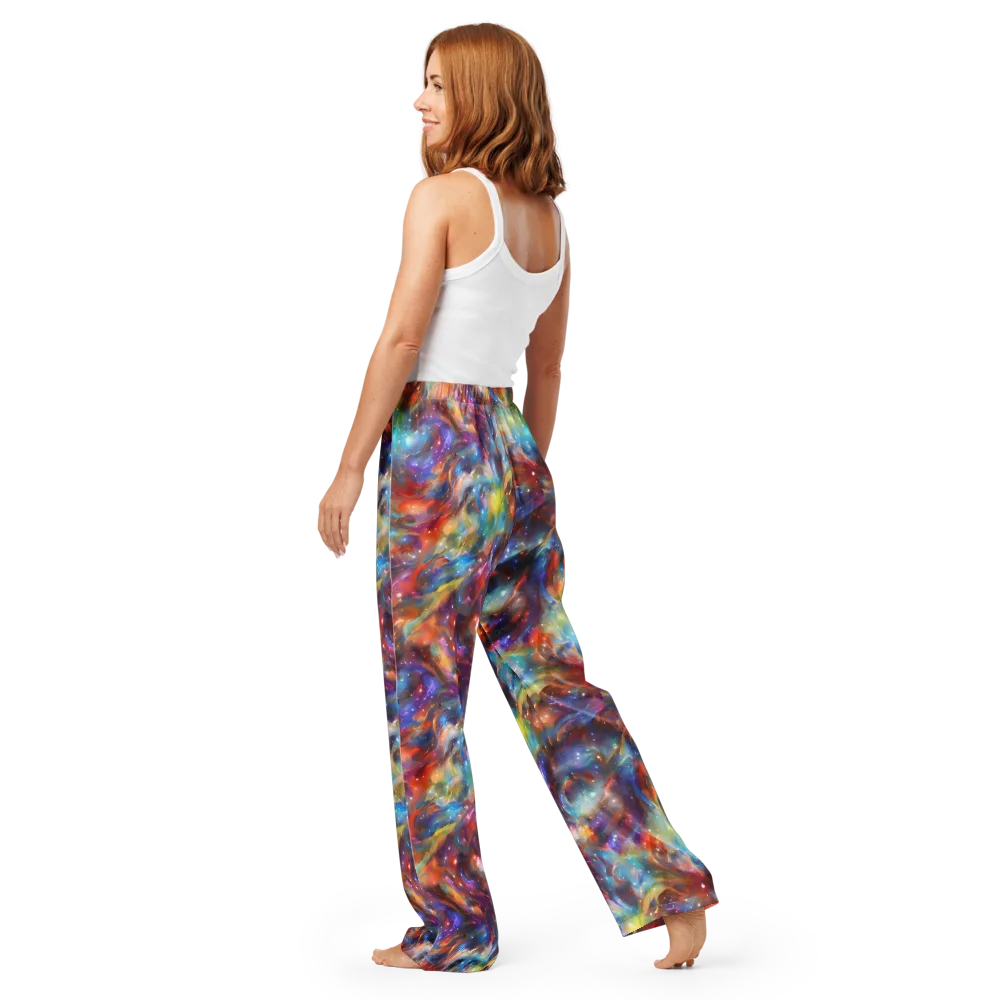 Esao's Eddies on Women's Pajama Pants — Back
