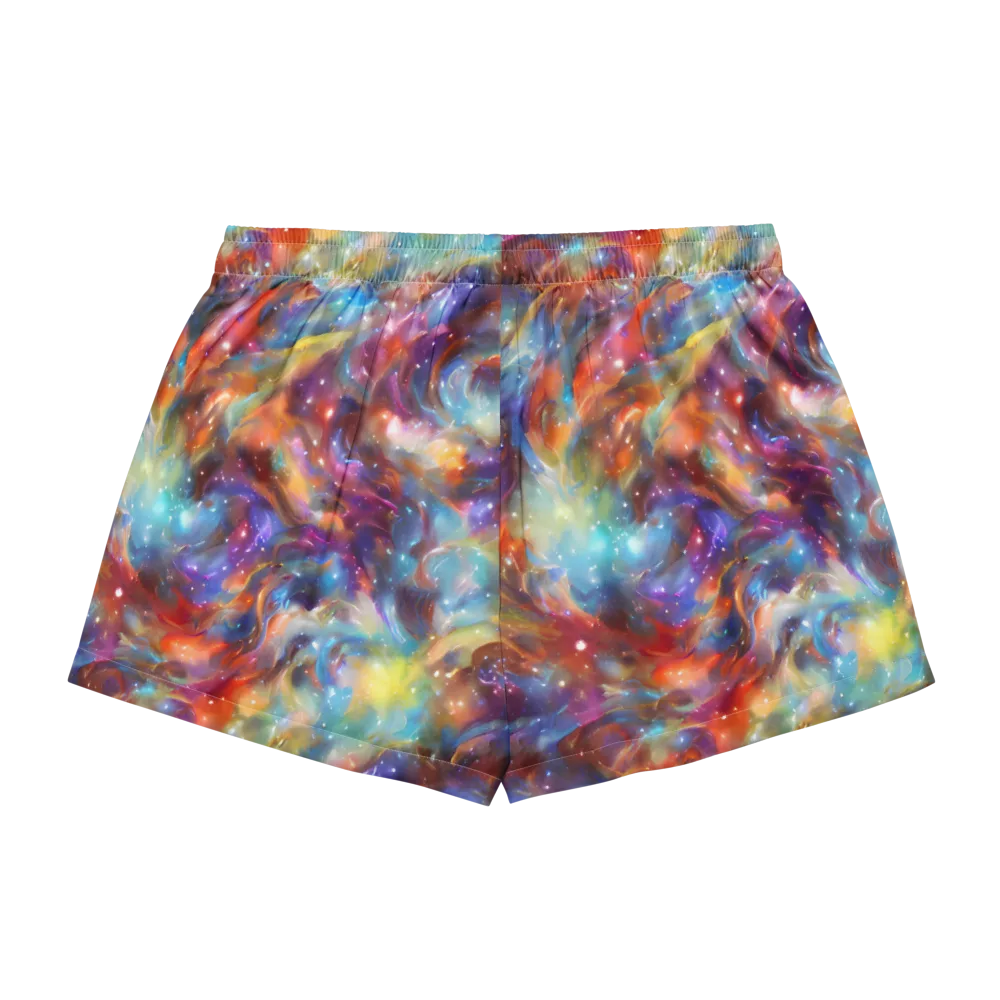 Esao's Eddies on Women's Pajama Shorts — Back
