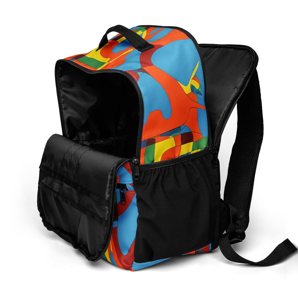 Fire Ocean Fusion on Utility Backpack — Product details 2