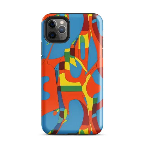 Fire Ocean Fusion on a Tough Case for iPhone®