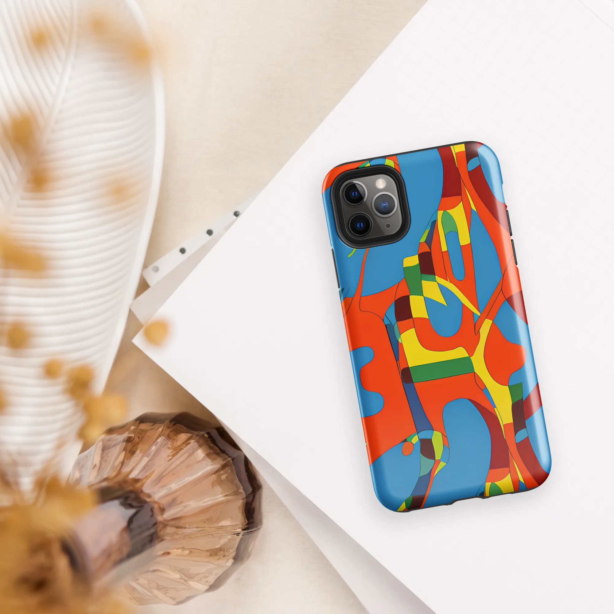 Fire Ocean Fusion on Tough Case for iPhone® — Front