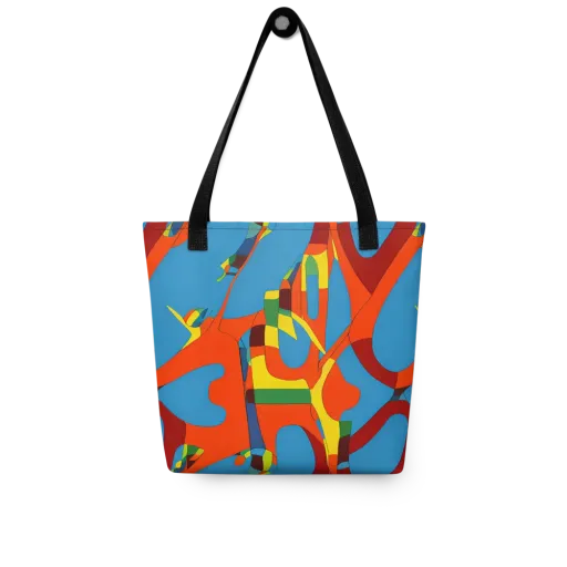 Fire Ocean Fusion on a Tote Bag