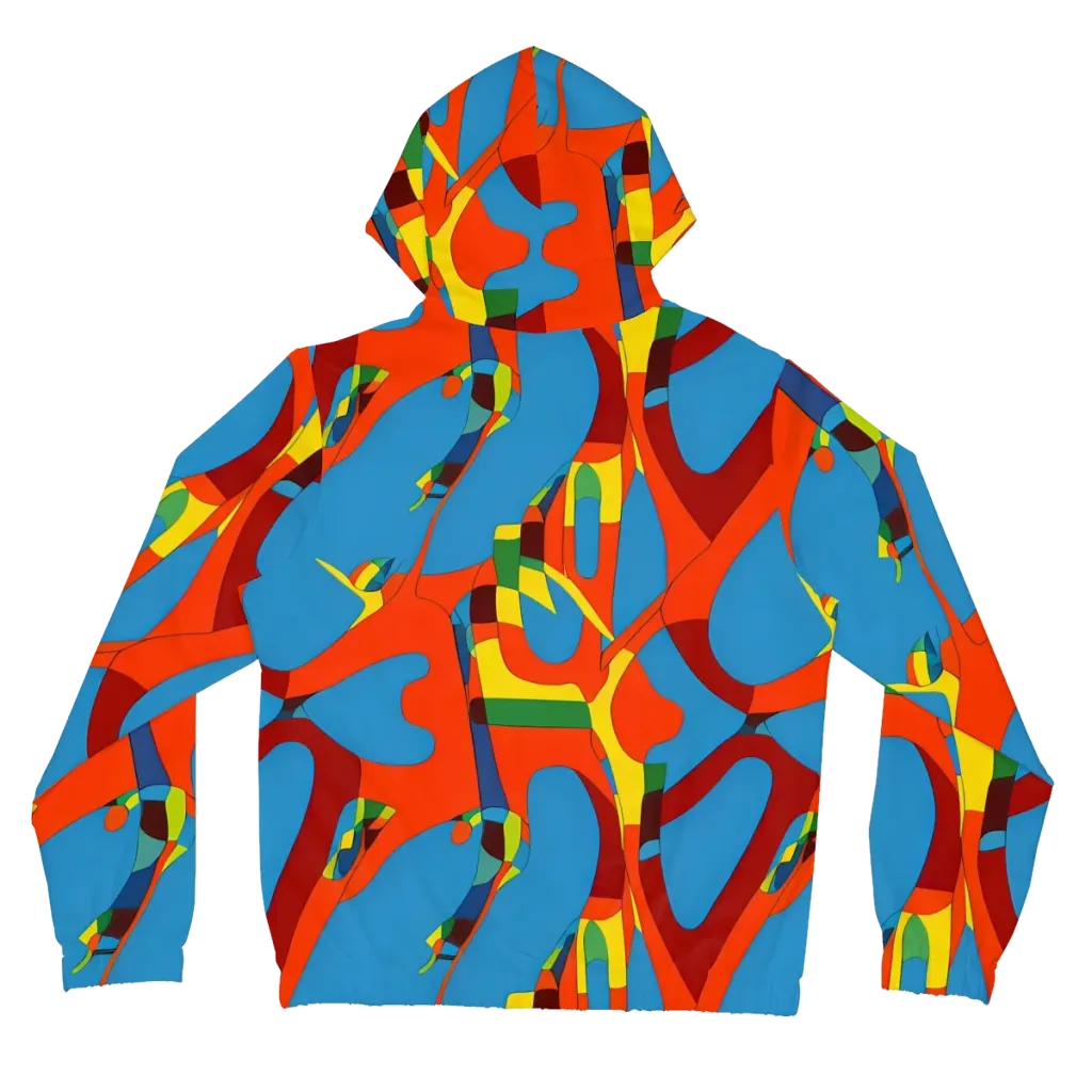 Fire Ocean Fusion on Women's Full-Zip Hoodie — Back