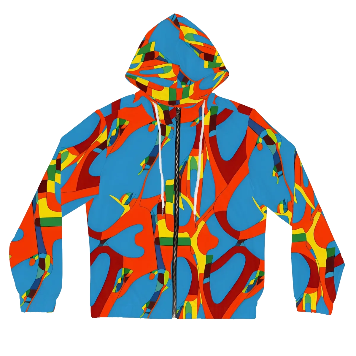 Fire Ocean Fusion on Women's Full-Zip Hoodie — Front