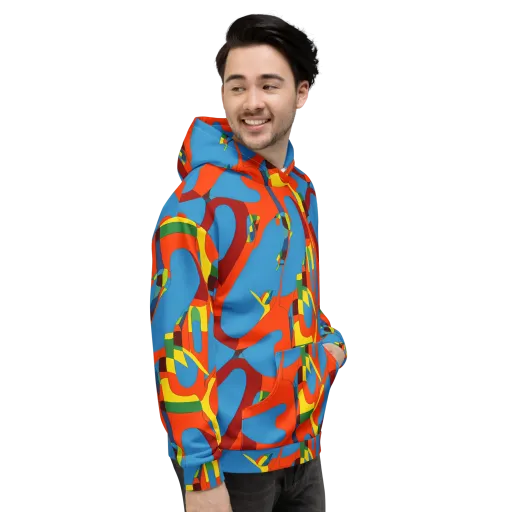 Fire Ocean Fusion on a Hoodie