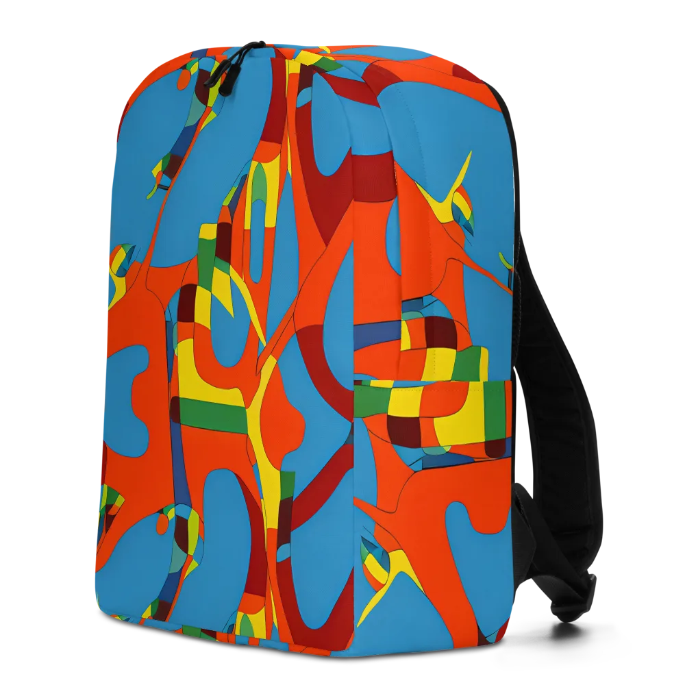 Fire Ocean Fusion on Minimalist Backpack — Left