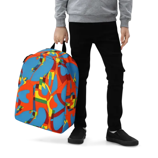 Fire Ocean Fusion on a Minimalist Backpack