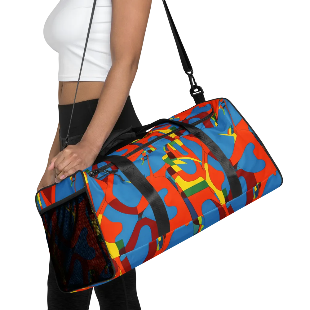 Fire Ocean Fusion on Duffle Bag — Front