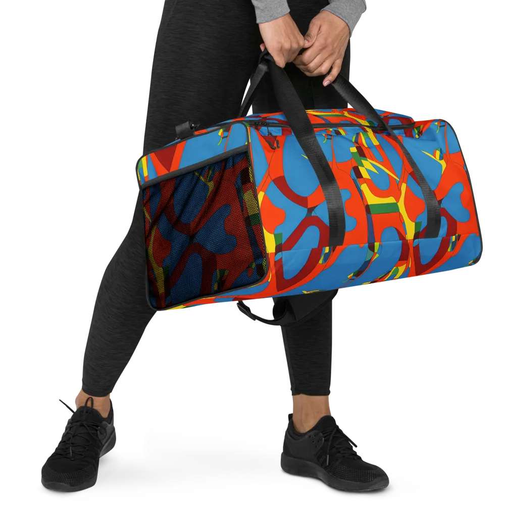 Fire Ocean Fusion on Duffle Bag — Right Front