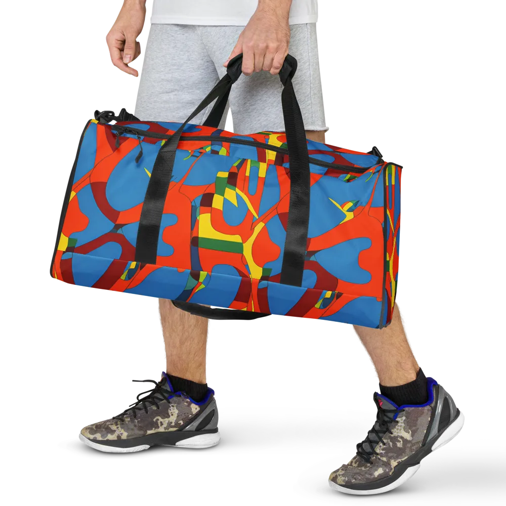 Fire Ocean Fusion on Duffle Bag — Front