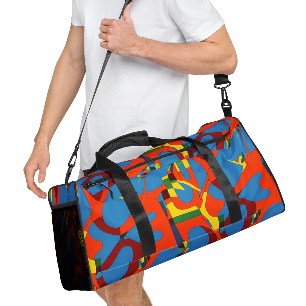 Fire Ocean Fusion on Duffle Bag — Right Front