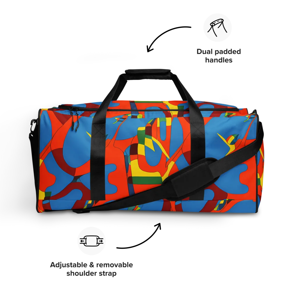 Fire Ocean Fusion on Duffle Bag — Front