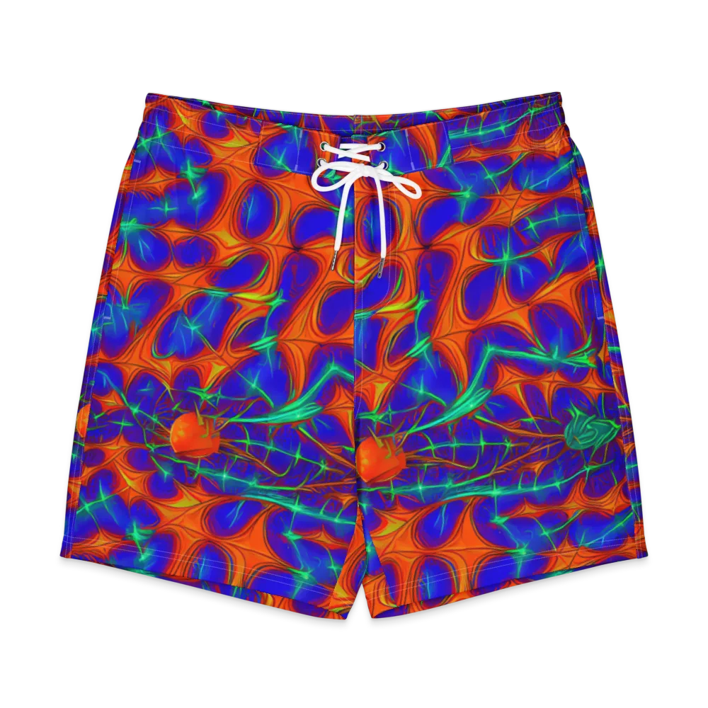 Nebula Tides on Men's Board Shorts — Front