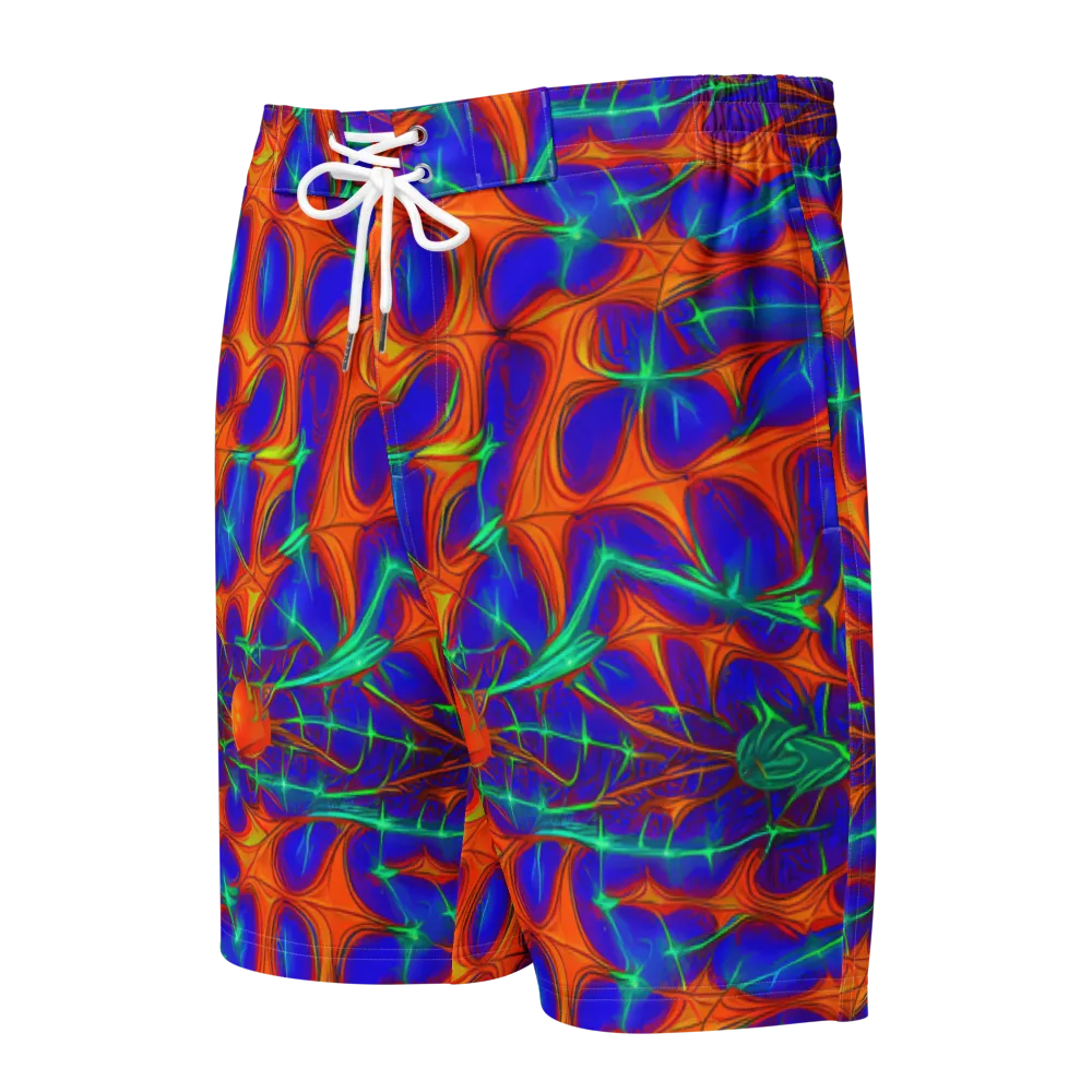 Nebula Tides on Men's Board Shorts — Front