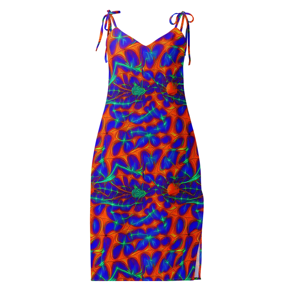 Nebula Tides on Slip Dress — Front