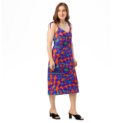 Nebula Tides on a Slip Dress