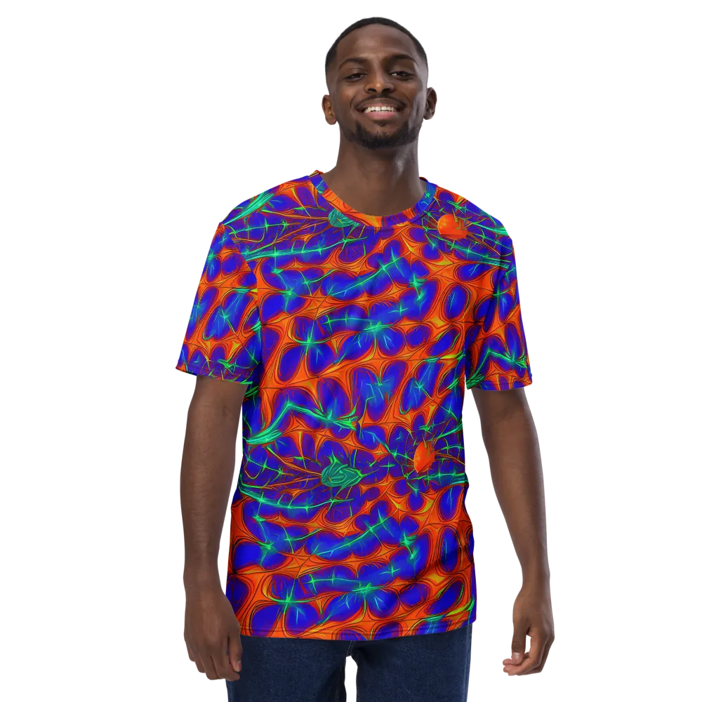 Nebula Tides on Men's Crew Neck T-Shirt — Front