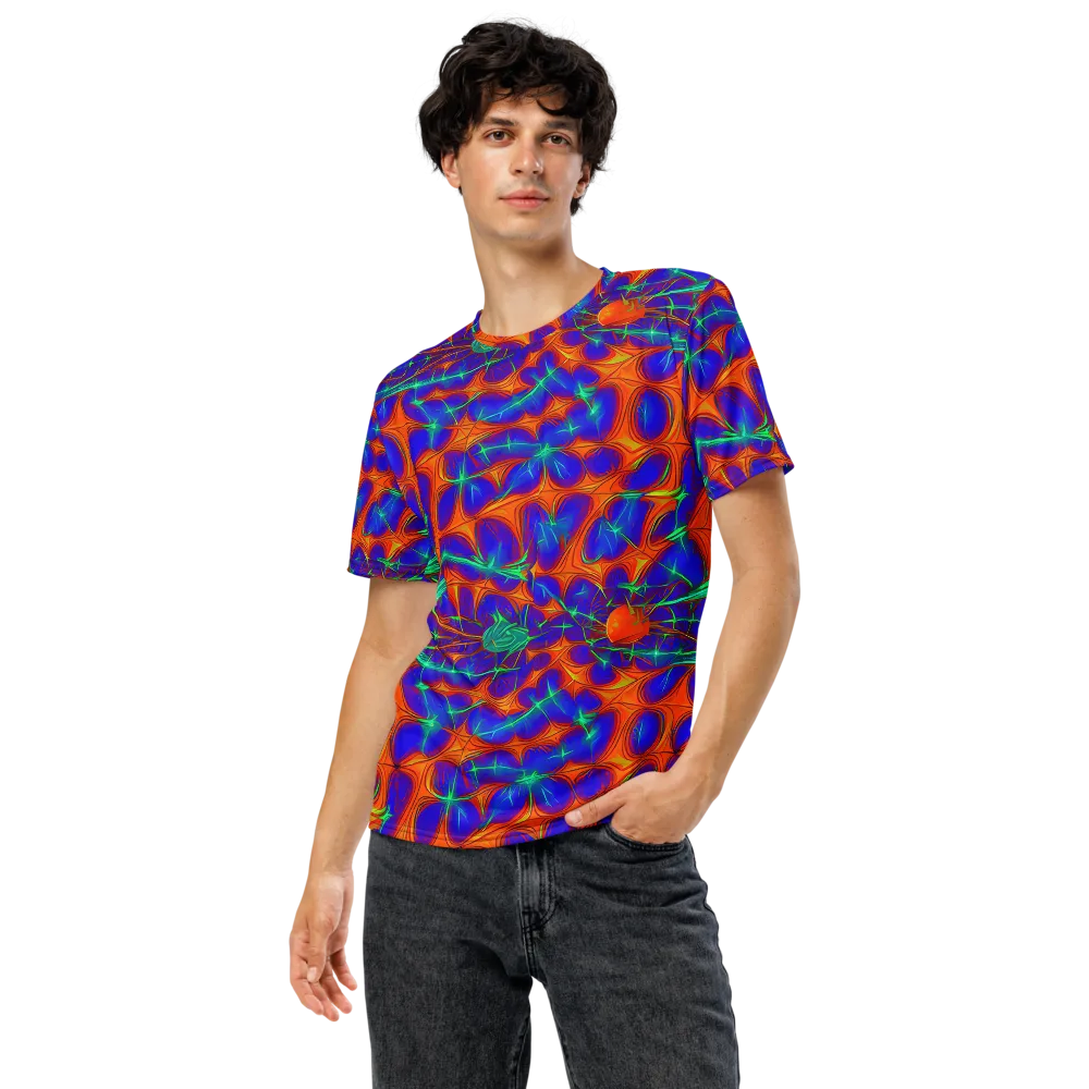 Nebula Tides on Men's Crew Neck T-Shirt — Front