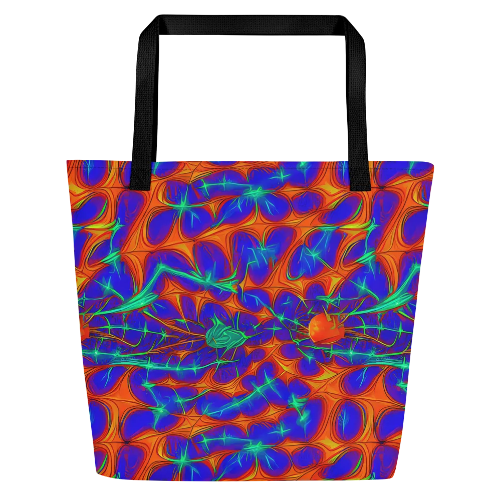 Nebula Tides on Large Tote Bag W/ Pocket — Front