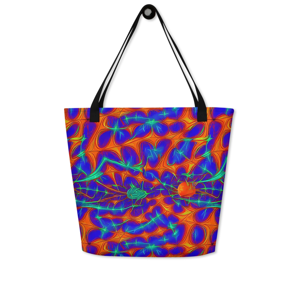 Nebula Tides on Large Tote Bag W/ Pocket — Front