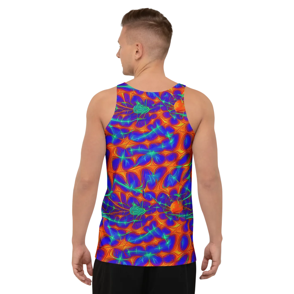 Nebula Tides on Men's Tank Top — Back
