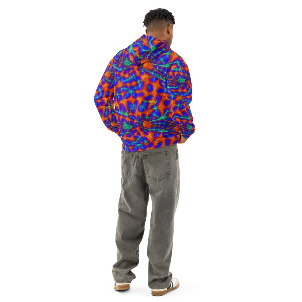 Nebula Tides on Cotton Hoodie — Back
