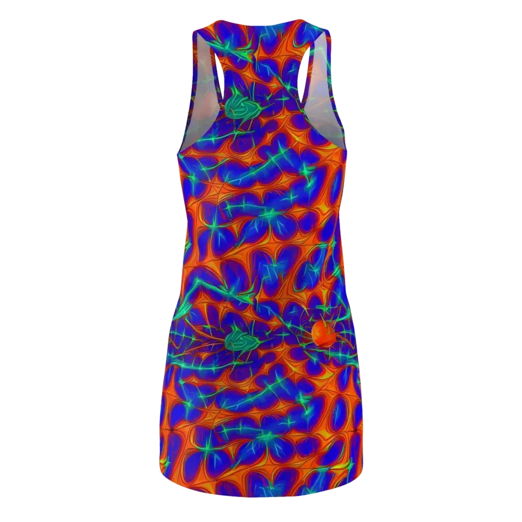 Nebula Tides on Racerback Dress — Back