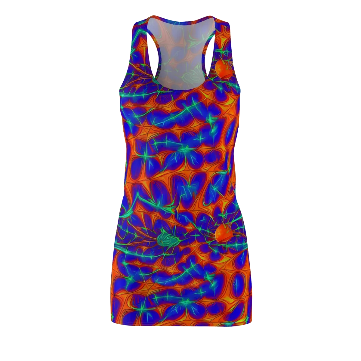 Nebula Tides on Racerback Dress — Front