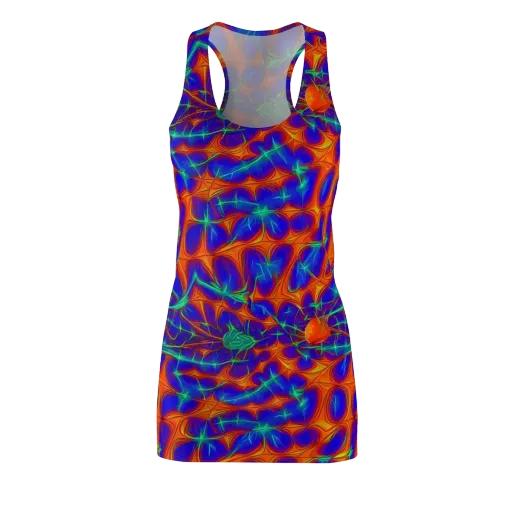 Nebula Tides on a Racerback Dress