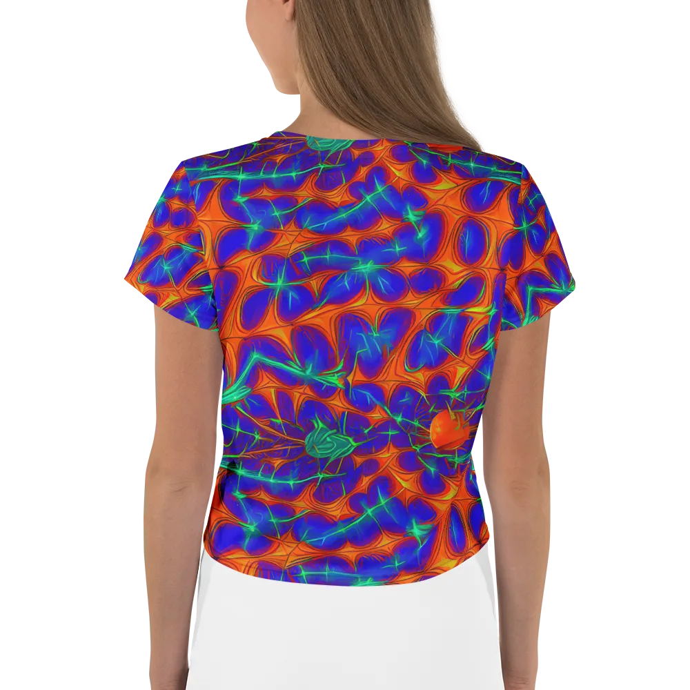 Nebula Tides on Crop Tee — Back
