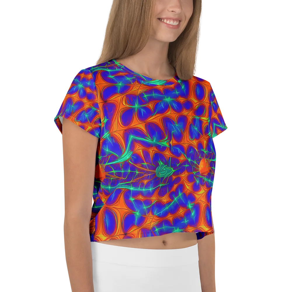 Nebula Tides on Crop Tee — Right