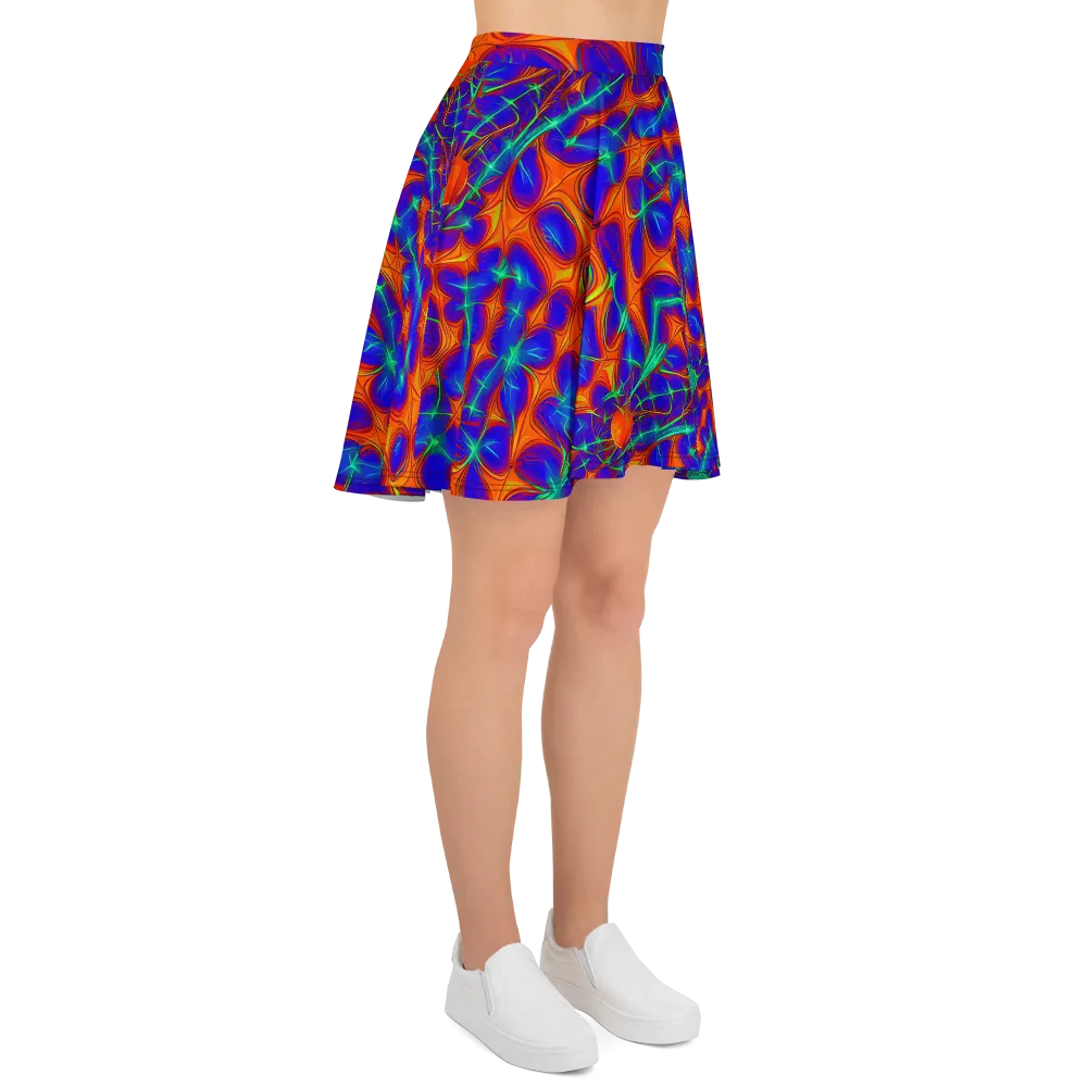 Nebula Tides on Skater Skirt — Right
