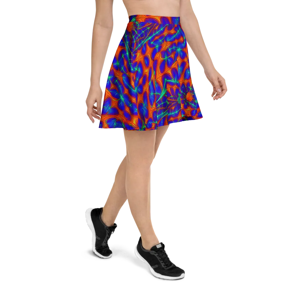 Nebula Tides on Skater Skirt — Right
