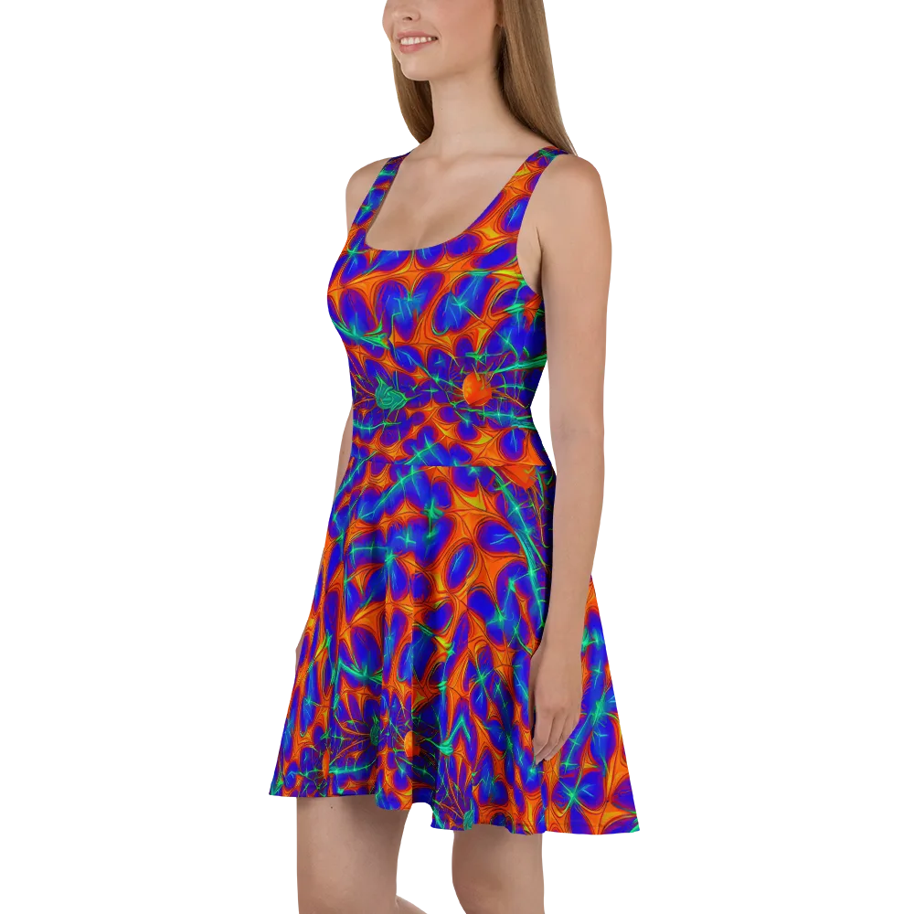 Nebula Tides on Skater Dress — Left