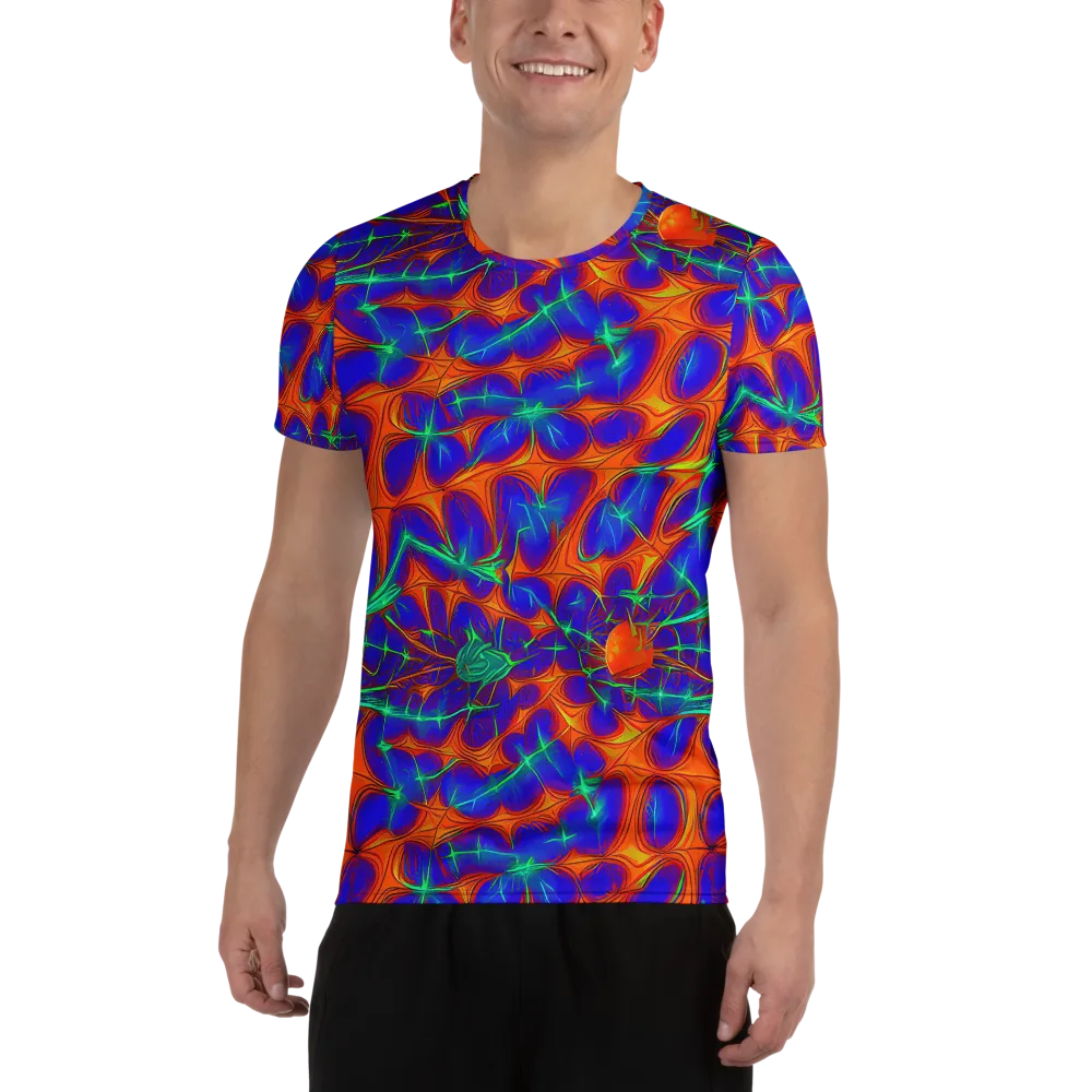 Nebula Tides on Men's Athletic T-Shirt — Front
