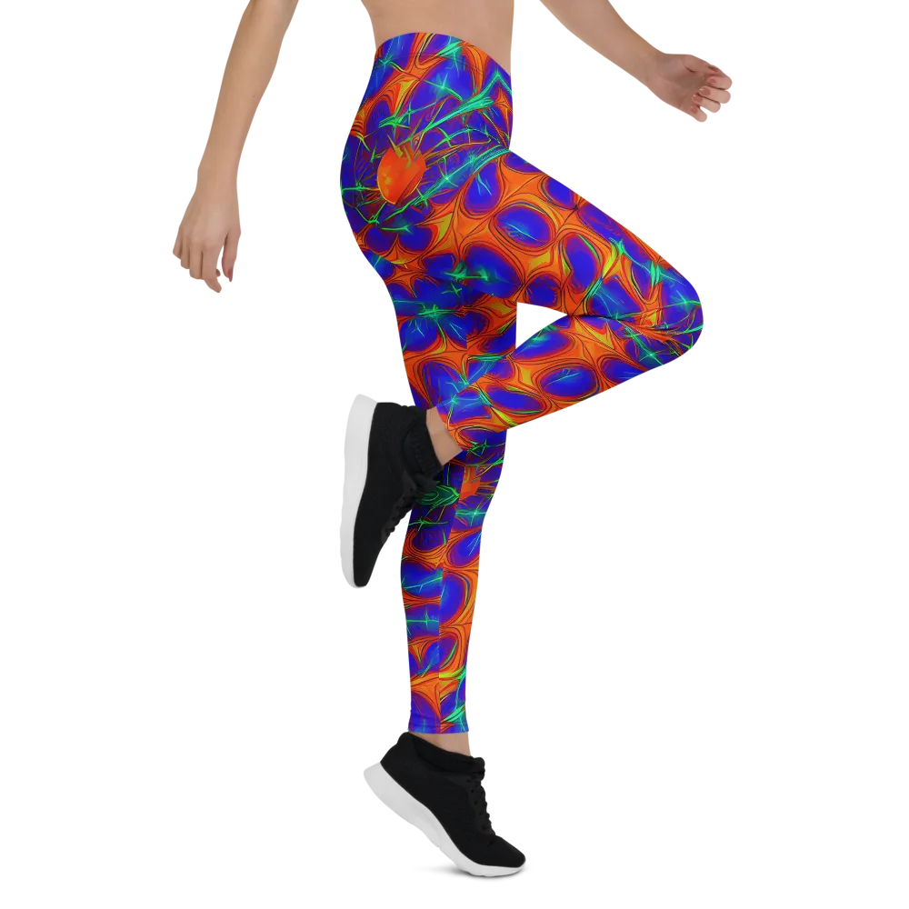 Nebula Tides on Leggings — Right