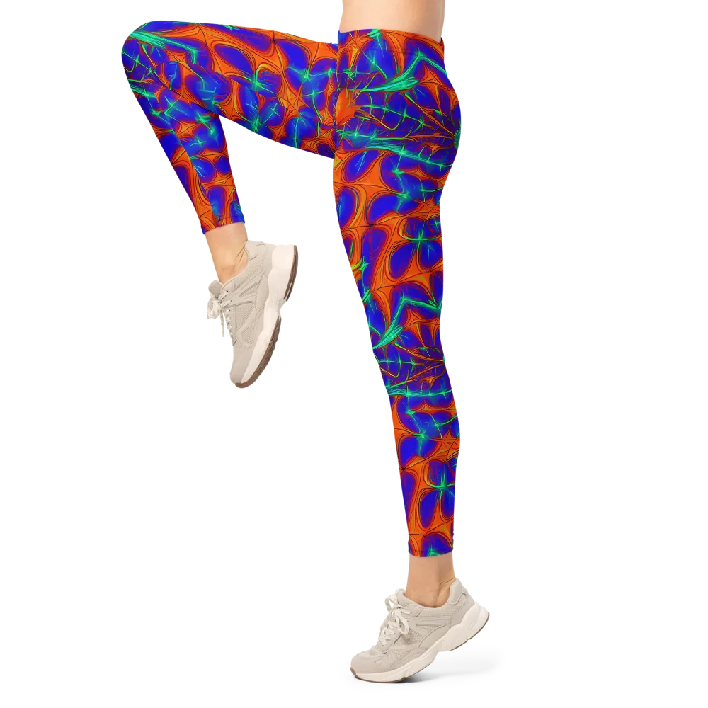 Nebula Tides on Leggings — Left