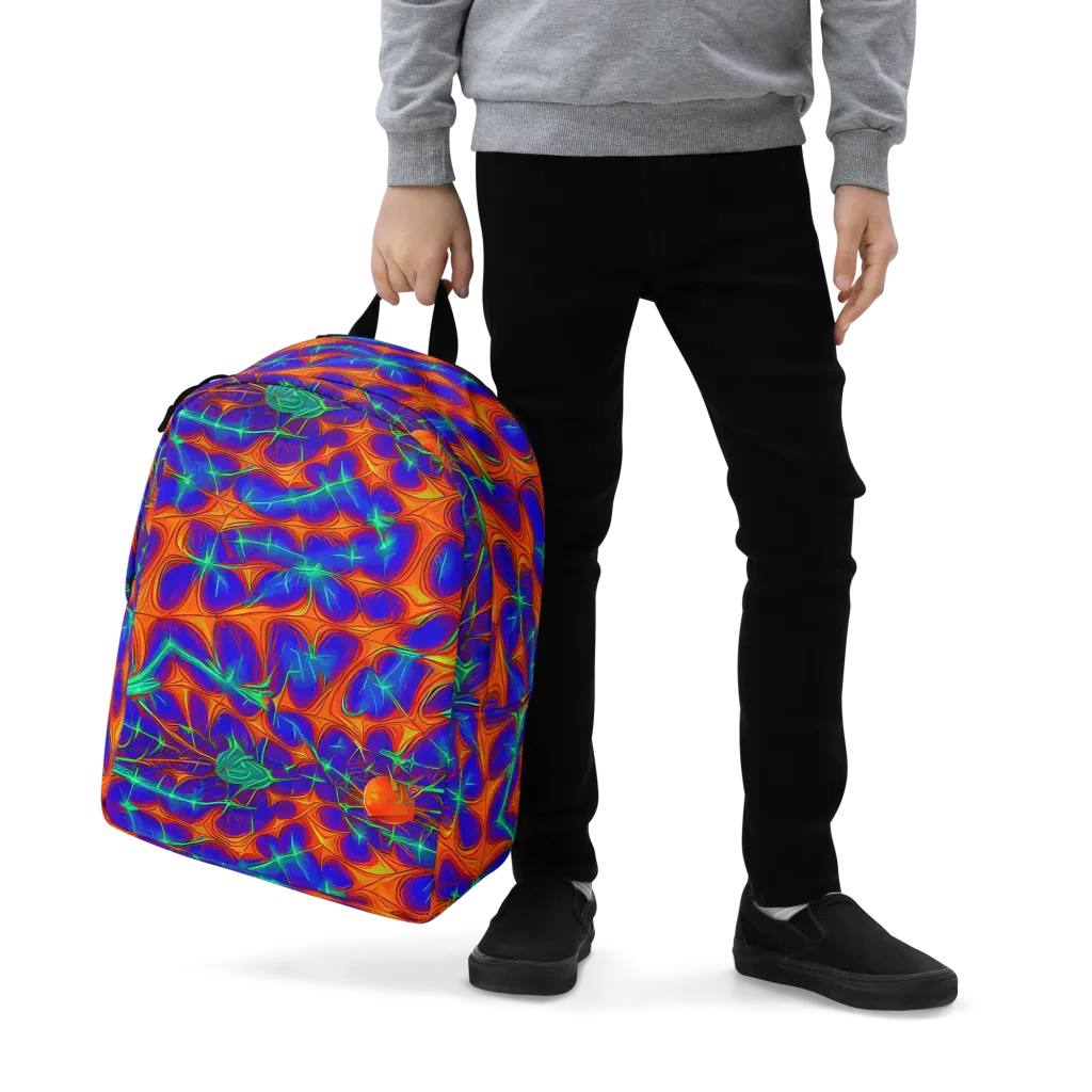 Nebula Tides on Minimalist Backpack — Zoomed-in