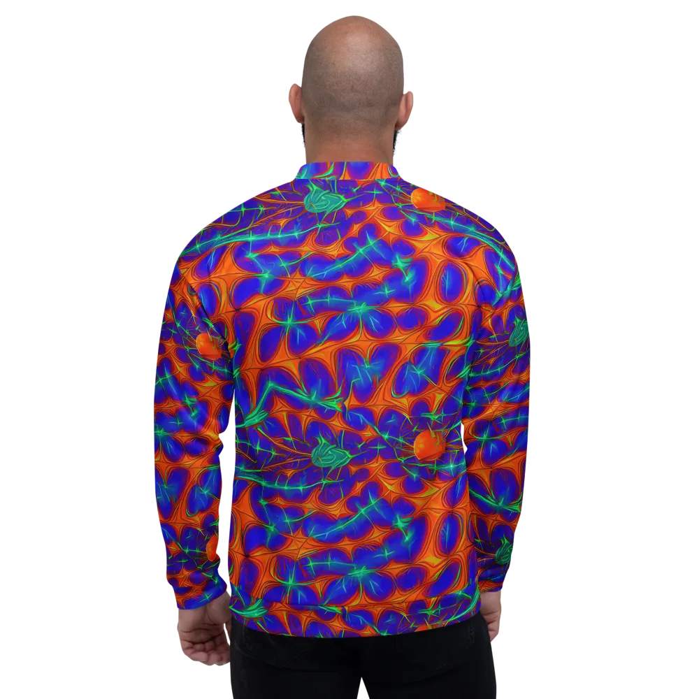 Nebula Tides on Bomber Jacket — Back