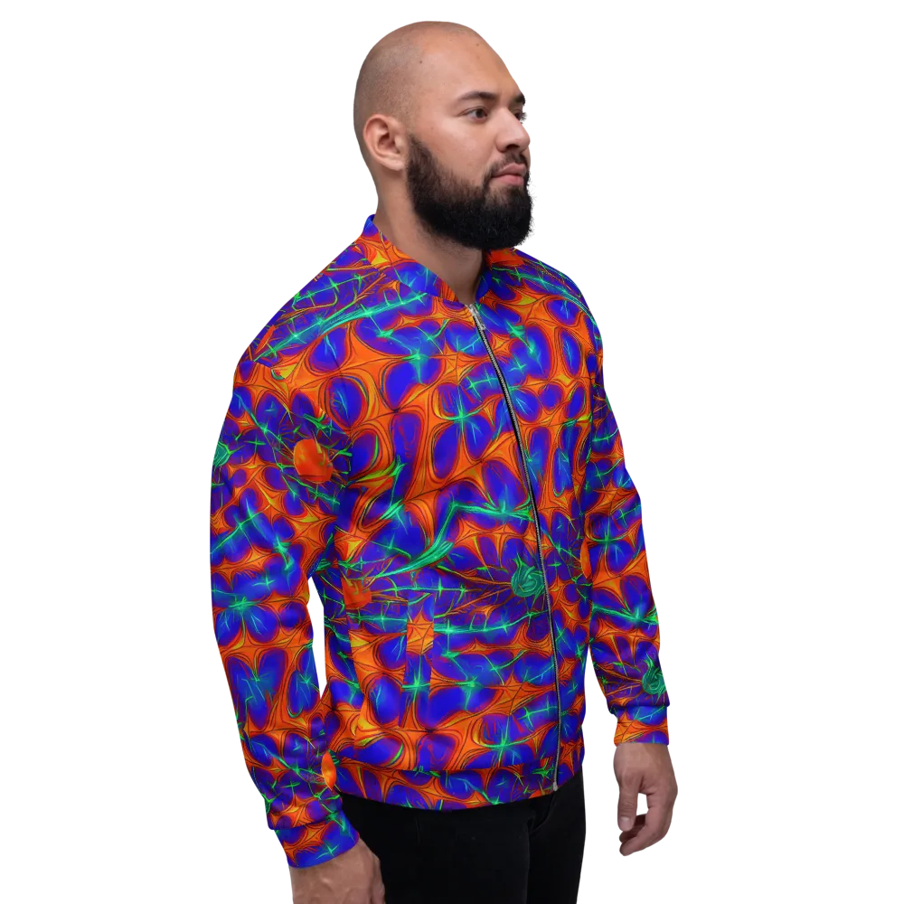 Nebula Tides on Bomber Jacket — Right