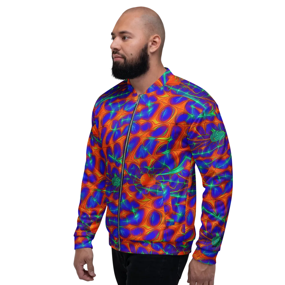 Nebula Tides on Bomber Jacket — Left