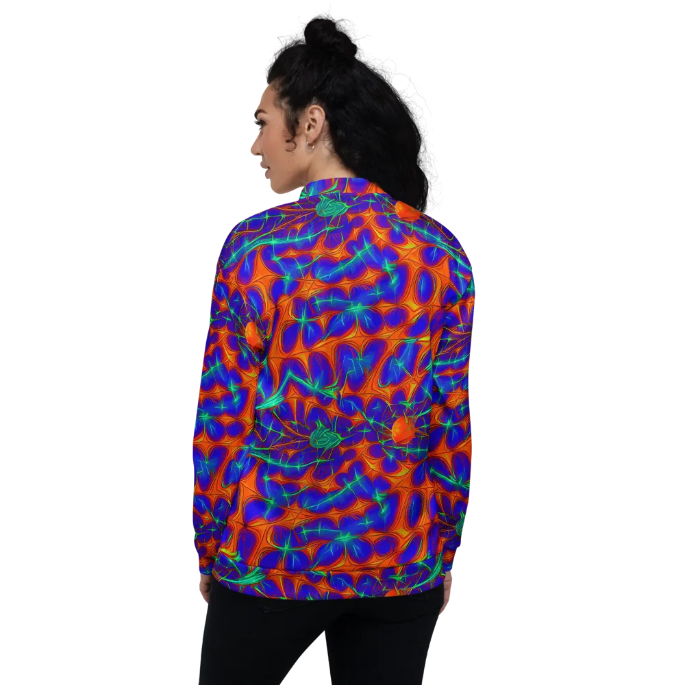 Nebula Tides on Bomber Jacket — Back