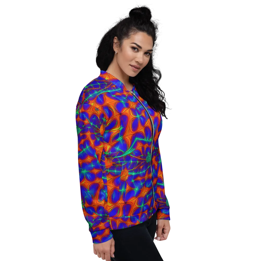 Nebula Tides on Bomber Jacket — Right