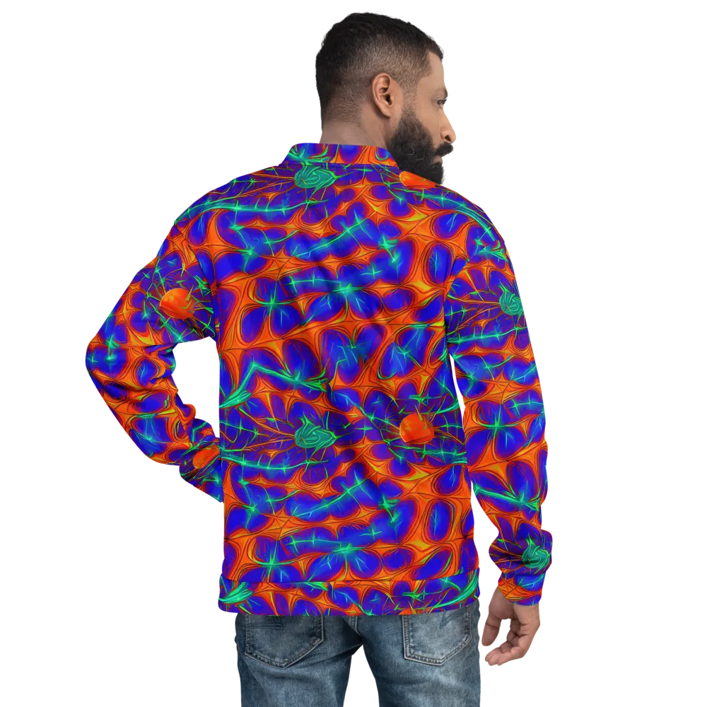 Nebula Tides on Bomber Jacket — Back