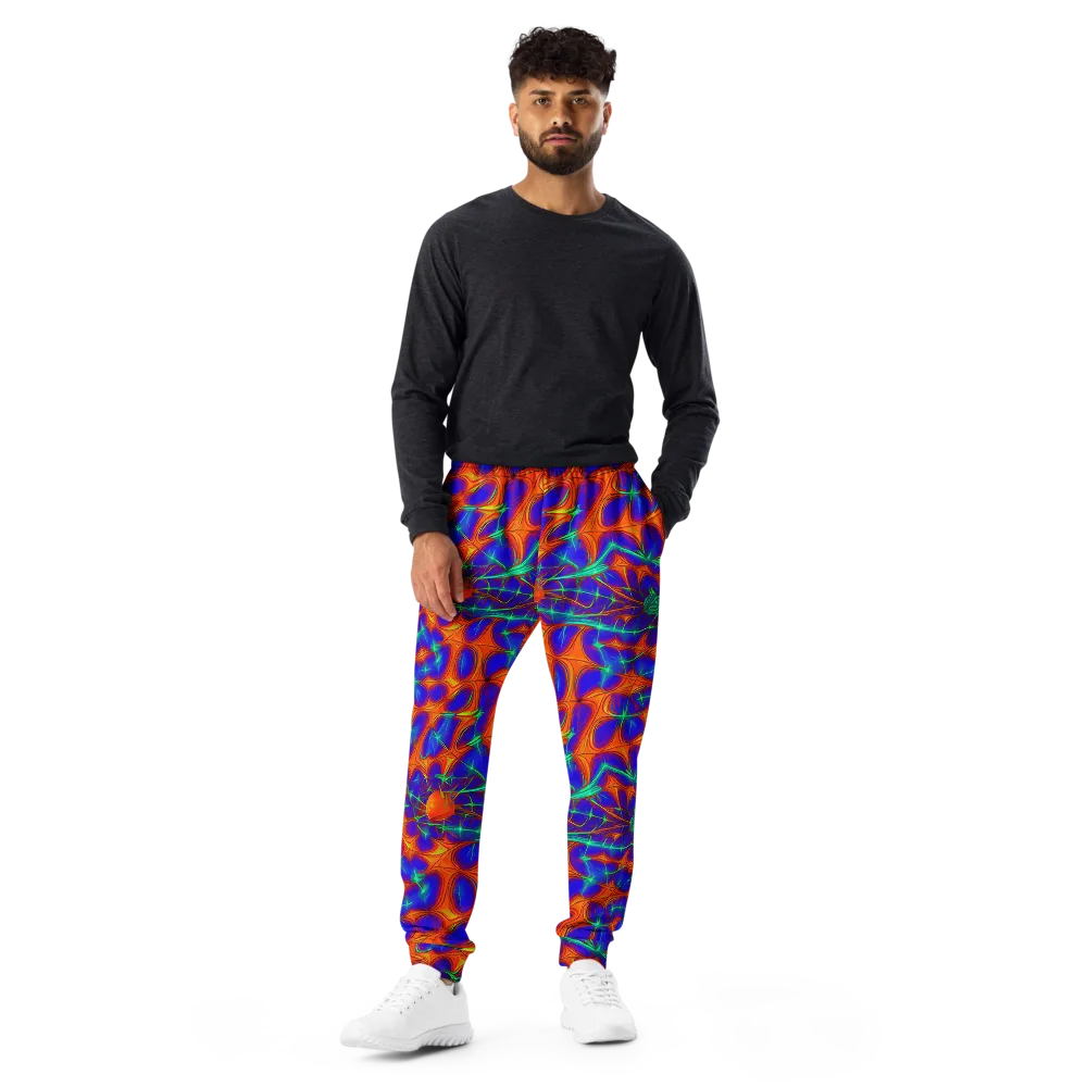 Nebula Tides on Men's Joggers — Front