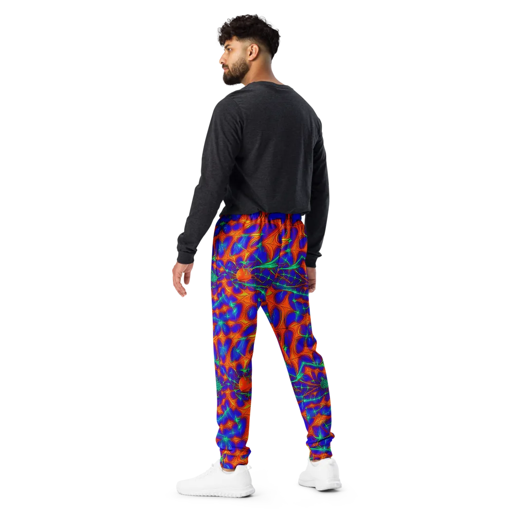 Nebula Tides on Men's Joggers — Back