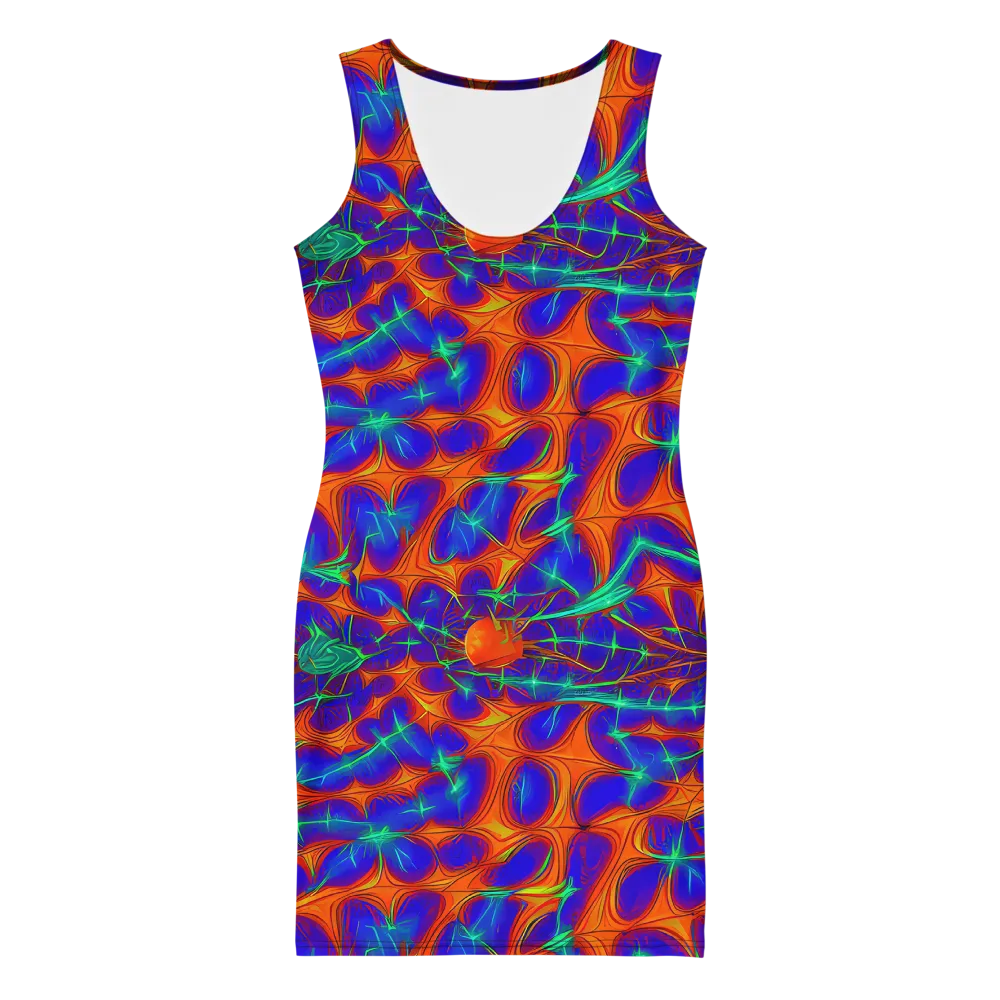 Nebula Tides on Bodycon Dress — Front